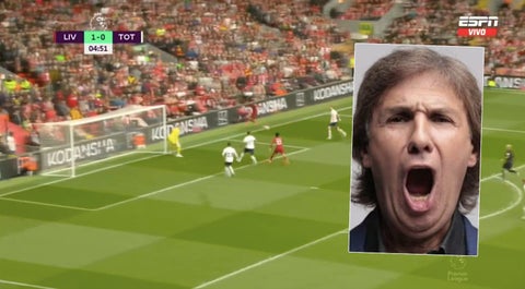 Narración del Bambino Pons con el gol de Luis Díaz en la Premier ante Tottenham