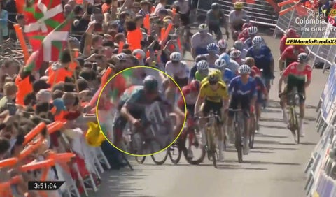 Sergio Higuita en la etapa 3 de la Vuelta al País Vasco 2023