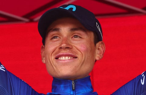 Einer Rubio, ciclista del Movistar en el Giro de Italia 2023