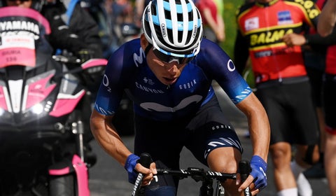 Einer Rubio, líder del Movistar en la Vuelta a Burgos 2023
