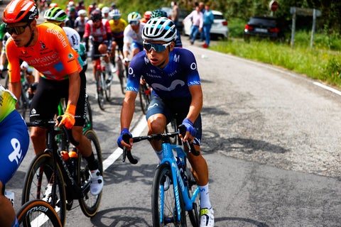 Einer Rubio, una de las cartas colombianas del Movistar en el Giro de Italia