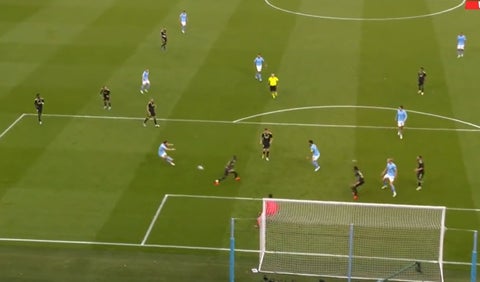 Gol de Bernardo Silva en el Manchester City vs real Madrid