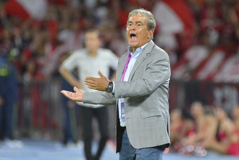 Jorge Luis Pinto en el clásico América vs Cali
