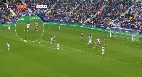 Linda Caicedo pasegol gol en la final de la Copa de la Reina