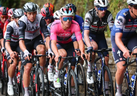 Remco Evenepoel en una etapa del Giro de Italia 2023