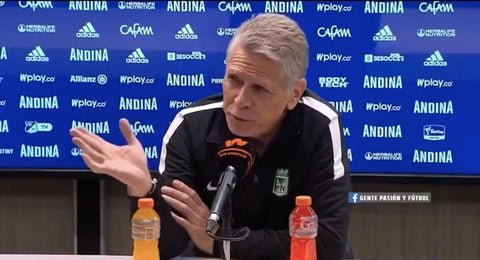 Autuori tras la final que perdió Nacional ante Millonarios