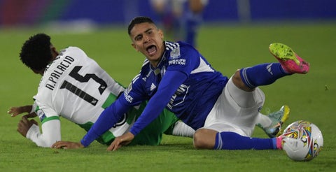 Daniel Cataño en el partido de vuelta de la final ante Nacional