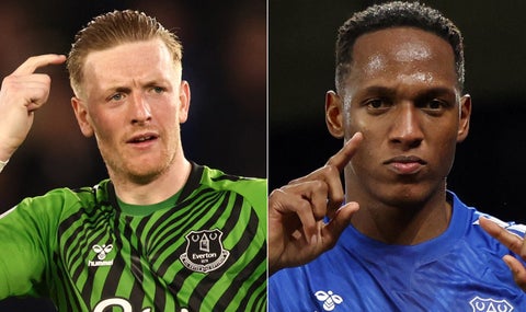 Pickford valoró a Yerry Mina, tras su partida del Everton