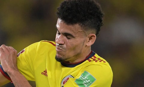 Luis Díaz fue titular con Colombia ante Irak en la fecha FIFA