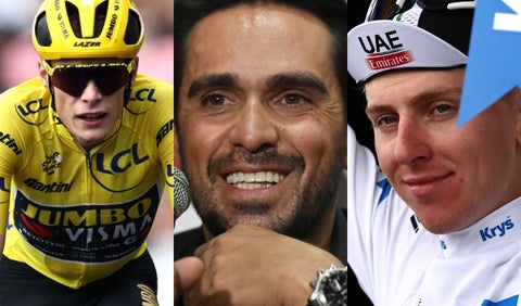 Alberto Contador se la jugó entre Pogacar y Vingegaard