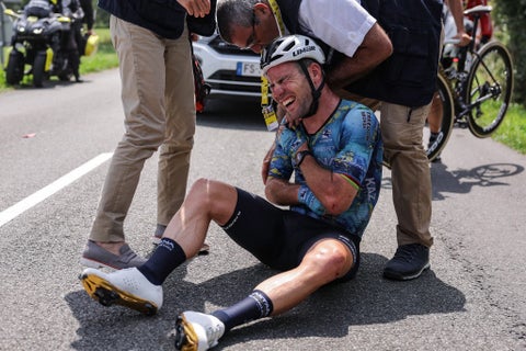 Mark Cavendish, ciclista del Astana que se tuvo que retirar del Tour de Francia