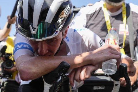 Pogacar luego de la etapa 17 del Tour de Francia 2023