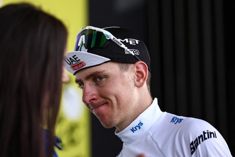 Tadej Pogacar, a 17 segundos del líder en el Tour de Francia 2023