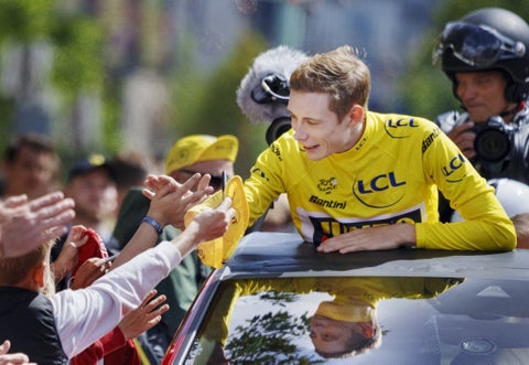 Vingegaard en Dinamarca tras ganar el segundo Tour de Francia