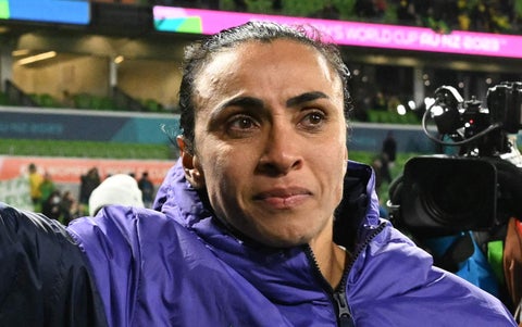 Marta tras el partido de Brasil ante Jamaica en el mundial femenino