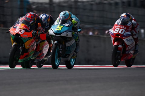 David Alonso tuvo una caída en el Gran Premio de Austria de Moto3