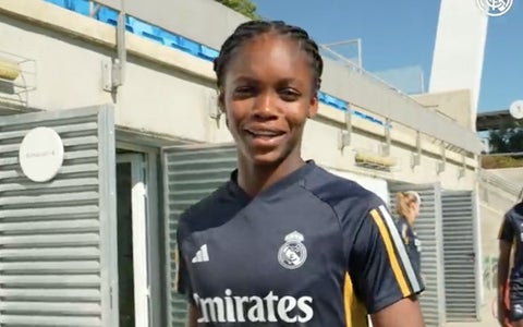 Linda Caicedo en el regreso al Real Madrid femenino