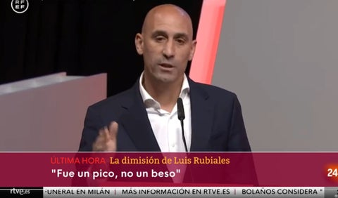 Luis Rubiales, presidente de la Federación Española de Fútbol