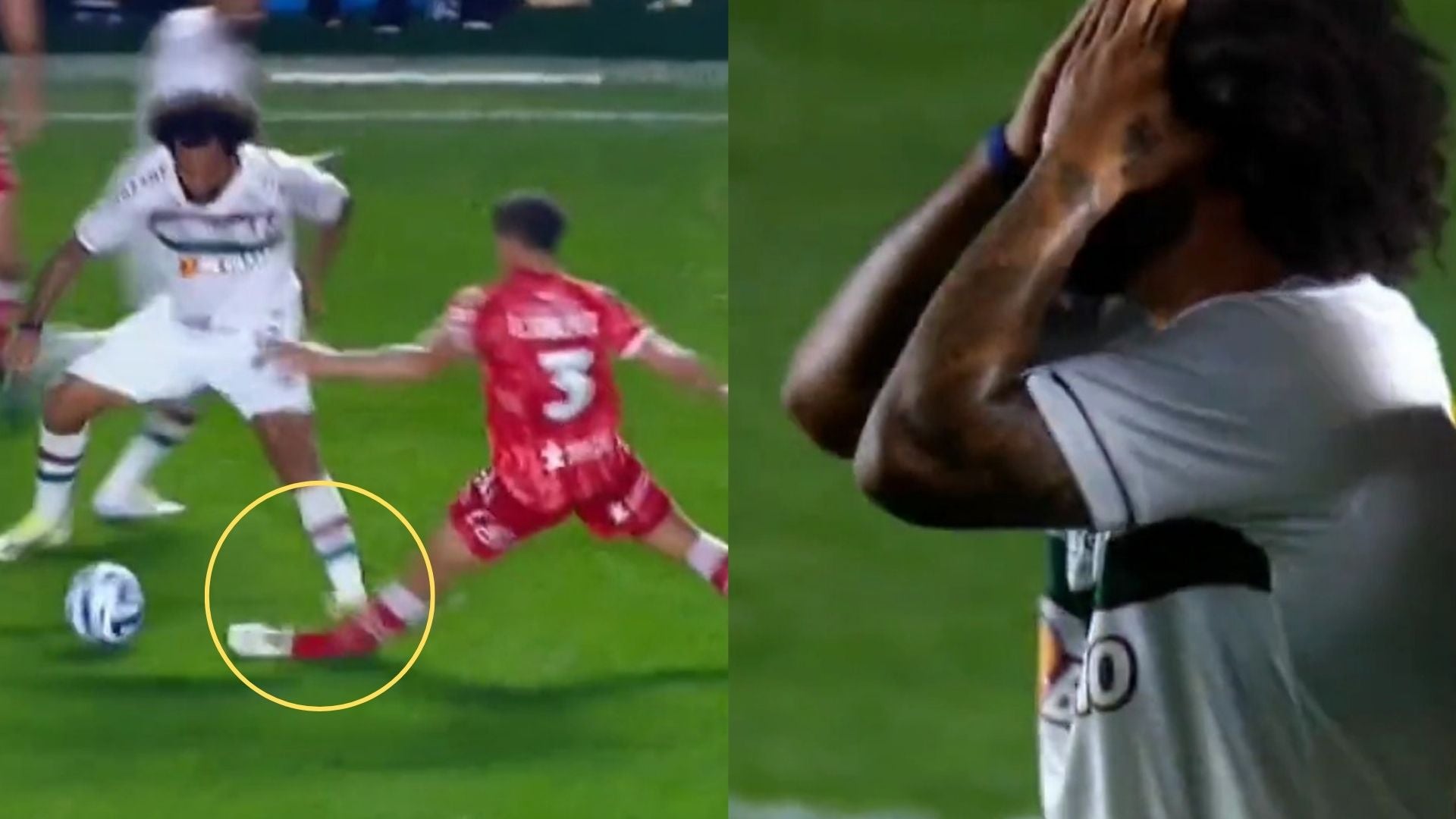 Marcelo y lesión en Copa Libertadores