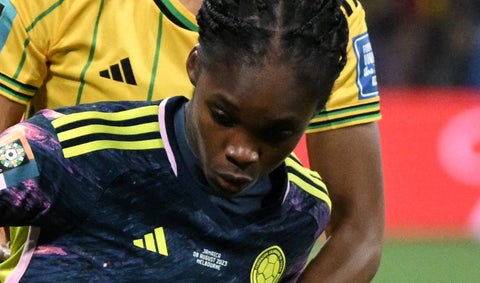 Linda Caicedo en el partido del mundial femenino ante Jamaica
