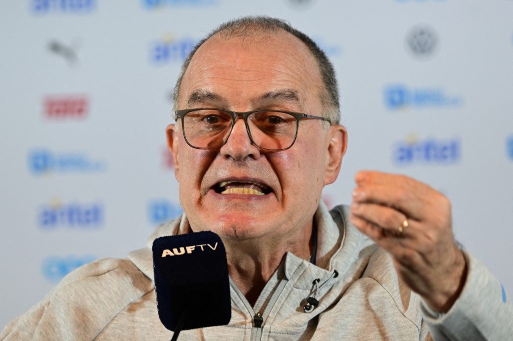 Marcelo Bielsa, técnico de Uruguay para las Eliminatorias al mundial 2026