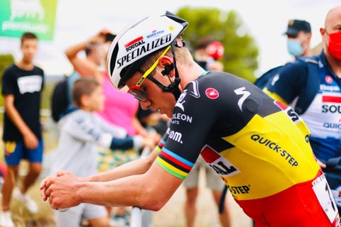Evenepoel tras la etapa 8 de la Vuelta a España