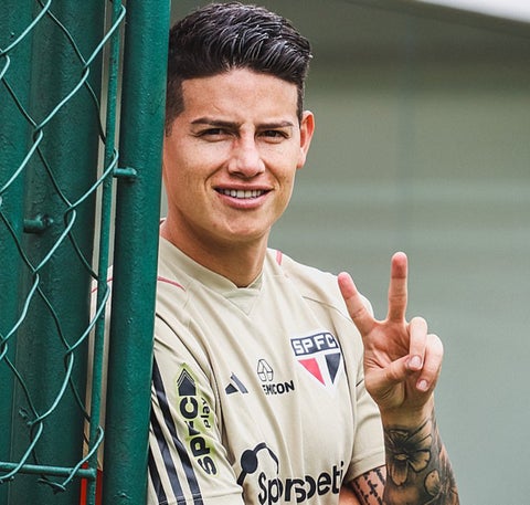 James Rodríguez busca seguir mejorando su nivel con el Sao Paulo