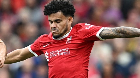 Luis Díaz con el Liverpool