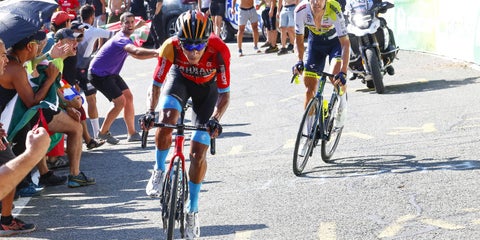 Santiago Buitrago en una etapa de la Vuelta a España 2023