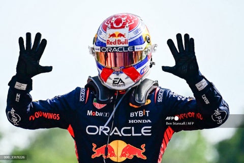 Max Verstappen ganando el Gran Premio de Monza 2023