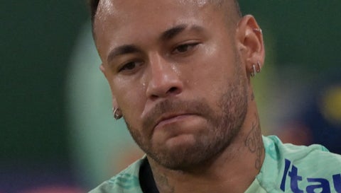 Neymar con la Selección de Brasil