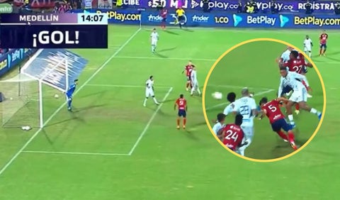 Video: golazo de Varela para Medellín en la fina de Liga ante Junior