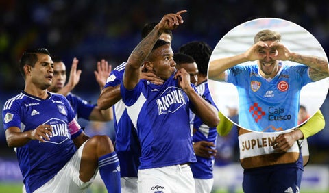 Santiago Giordana, nuevo delantero de Millonarios