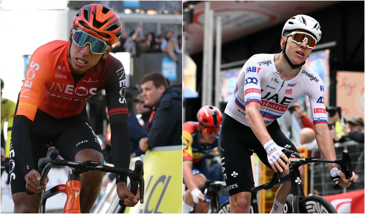 Egan Bernal y Tadej Pogacar