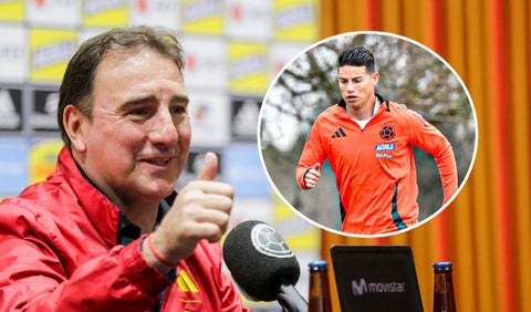 Néstor Lorenzo y James Rodríguez