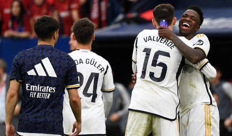 Real Madrid derrotó a Osasuna