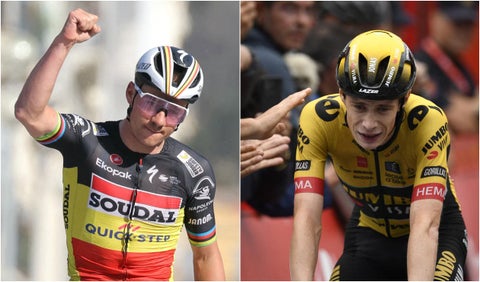 Vingegaard y Evenepoel