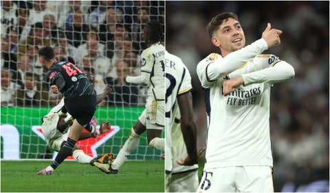 Golazos de Phil Foden y Federico Valverde