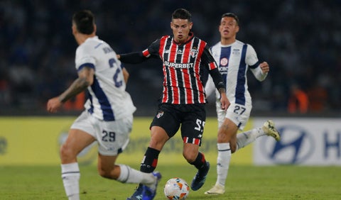 James Rodríguez con Sao Paulo