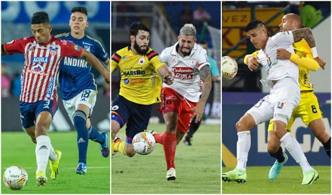 Junior, Millonarios, América y Once Caldas