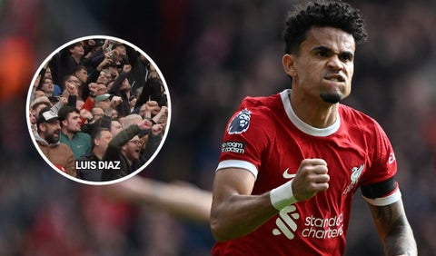 Luis Díaz, hinchas de Liverpool