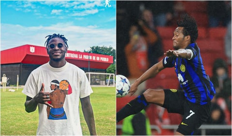 Duván Zapata y Juan Guillermo Cuadrado