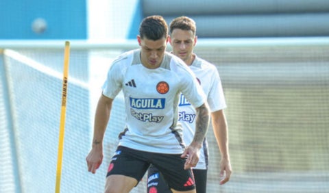 Entrenamiento de la selección Colombia antes de la Copa América