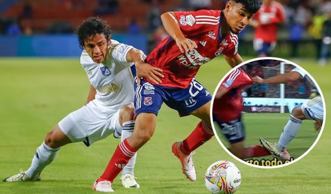 Medellín Vs Millonarios, polémica del VAR