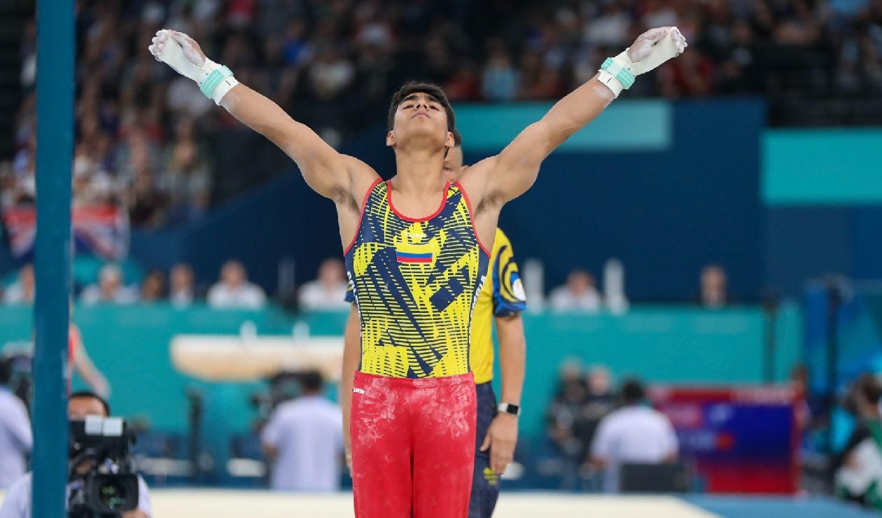 Ángel Barajas, gimnasta colombiano