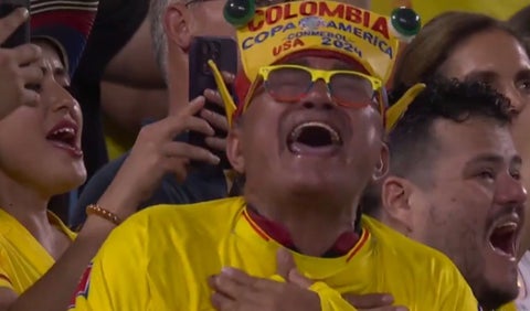 Así se escuchó el himno de Colombia en la final de la Copa América