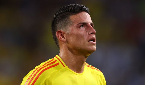 James Rodríguez, capitán de Colombia en la Copa América