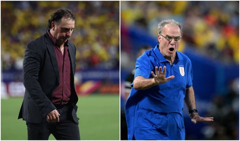 Néstor Lorenzo y Marcelo Bielsa