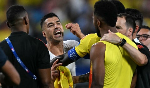 Luis Suárez y Miguel Ángel Borja