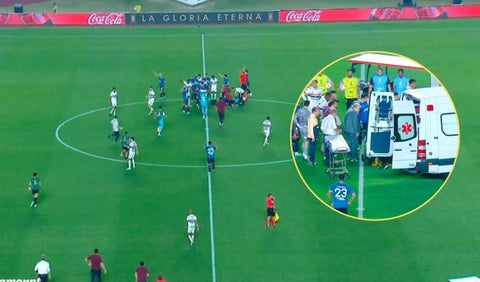 VIDEO: Alarma en Libertadores; jugador se desplomó en plena cancha